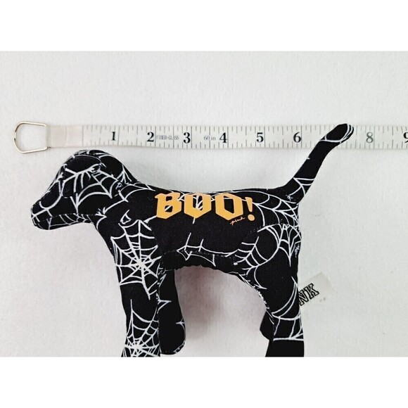 New Victoria’s Secret Pink Mini Halloween spiderweb pup Logo BOO! Dog 2022 - Picture 5 of 5
